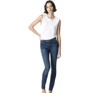 Mavi Jeans Womens 27x33 Gold Alexa Mid Rise Skinny Denim